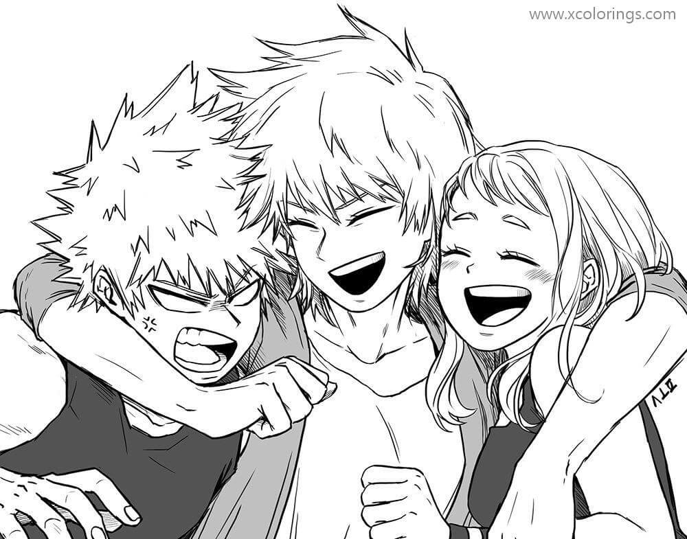 Bakugo E Deku Carino Da Colorare Scarica Stampa O Colora Subito Online