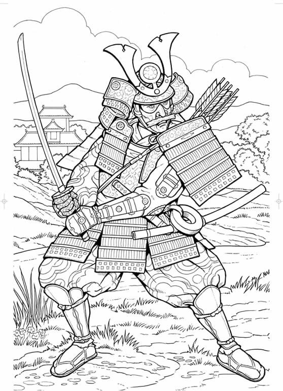 Disegni Di Samurai Da Colorare Disegni Colorare