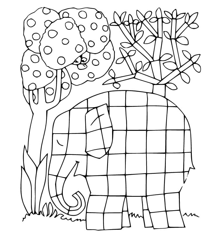 Disegni Di Elmer L Elefante Da Colorare Disegni Colorare