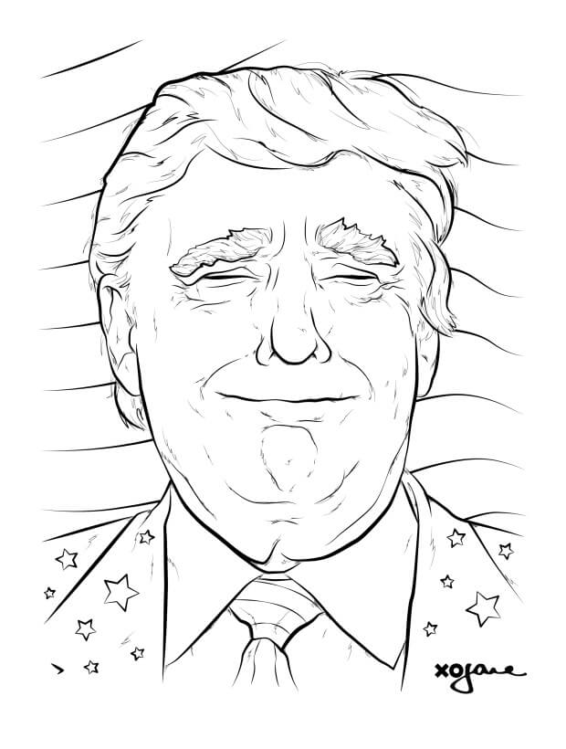 Disegni Da Colorare Di Russell Con Il Suo Trump Disegni Da Colorare