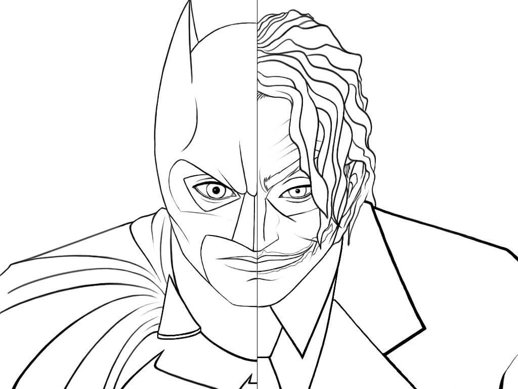 Joker E Batman Da Colorare Scarica Stampa O Colora Subito Online