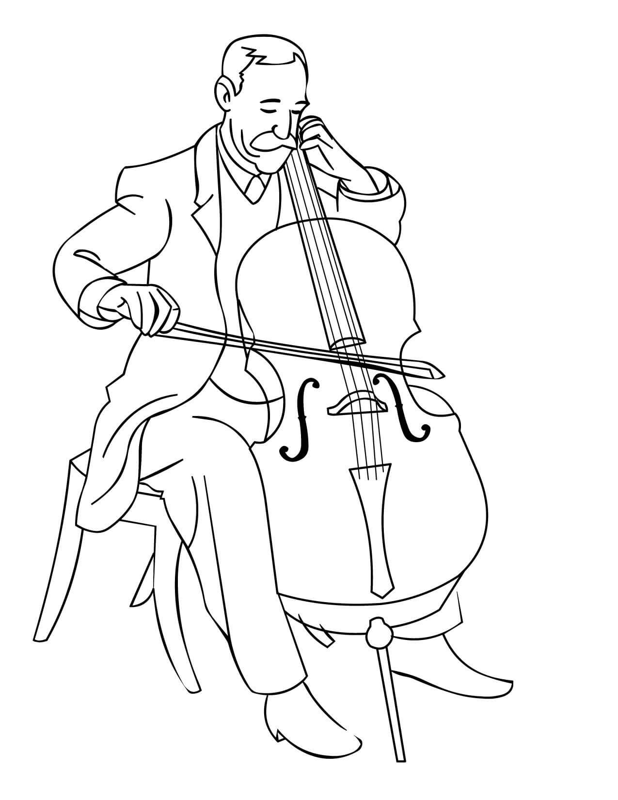 Disegni Di Violino Da Colorare Disegni Colorare