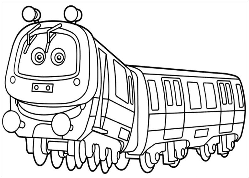 Emery Chuggington da colorare