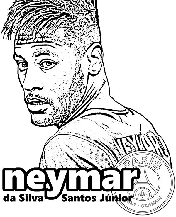 Awesome Neymar da colorare