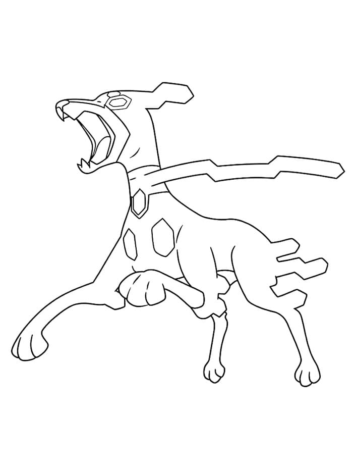 Zygarde 10 per cento forma da colorare