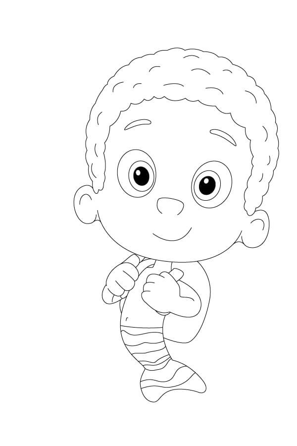 Goby Smiling da colorare