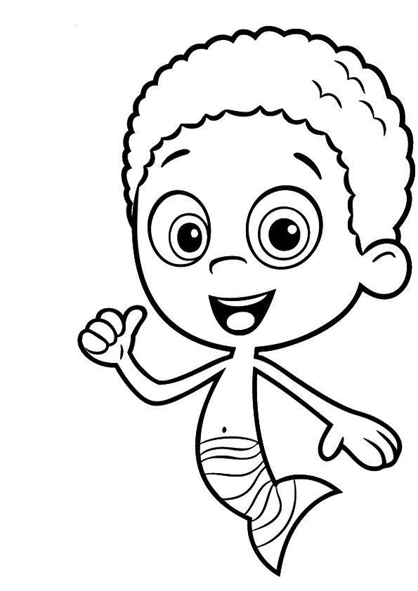 Goby From Bubble Guppies da colorare