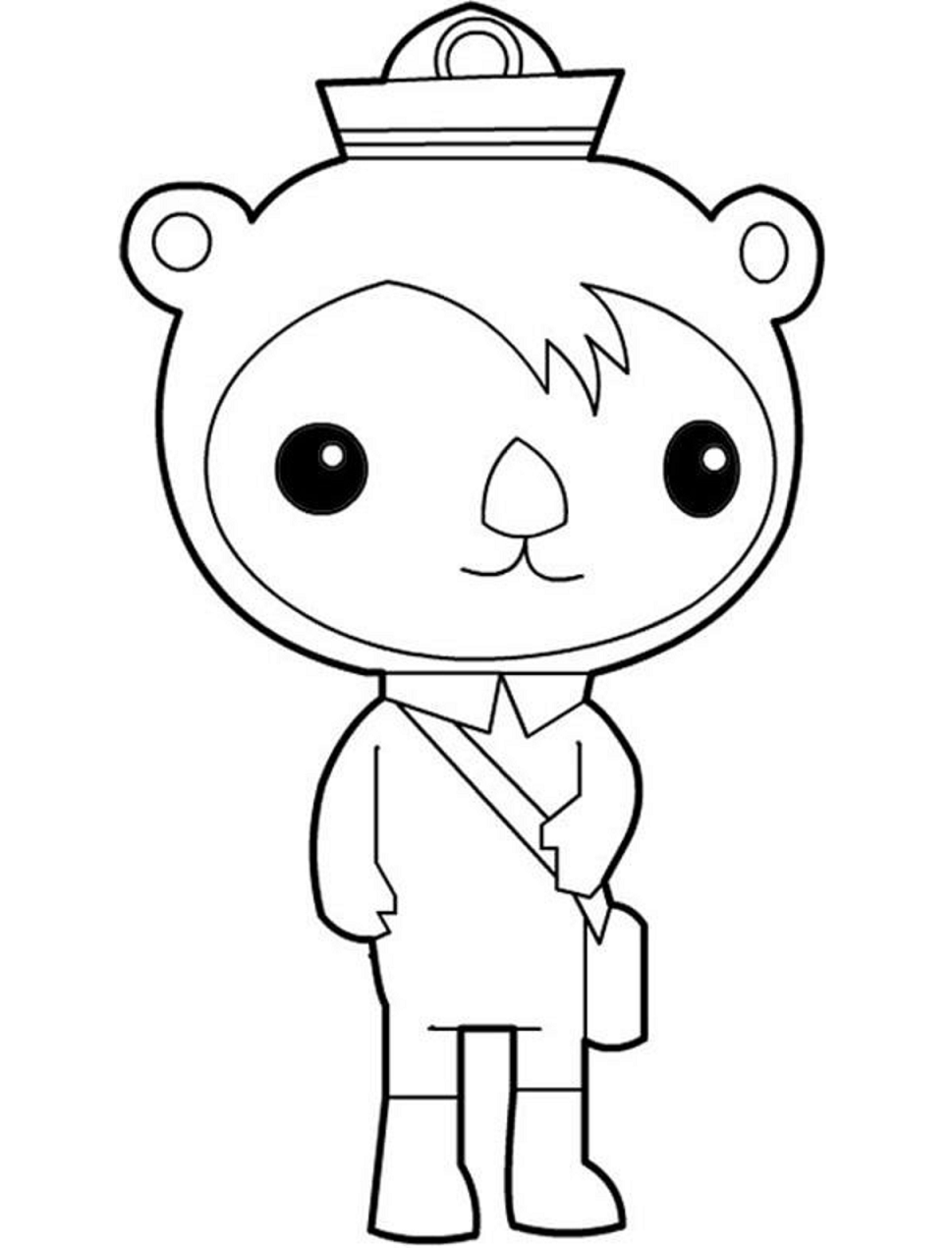 Shellington In Octonauts da colorare