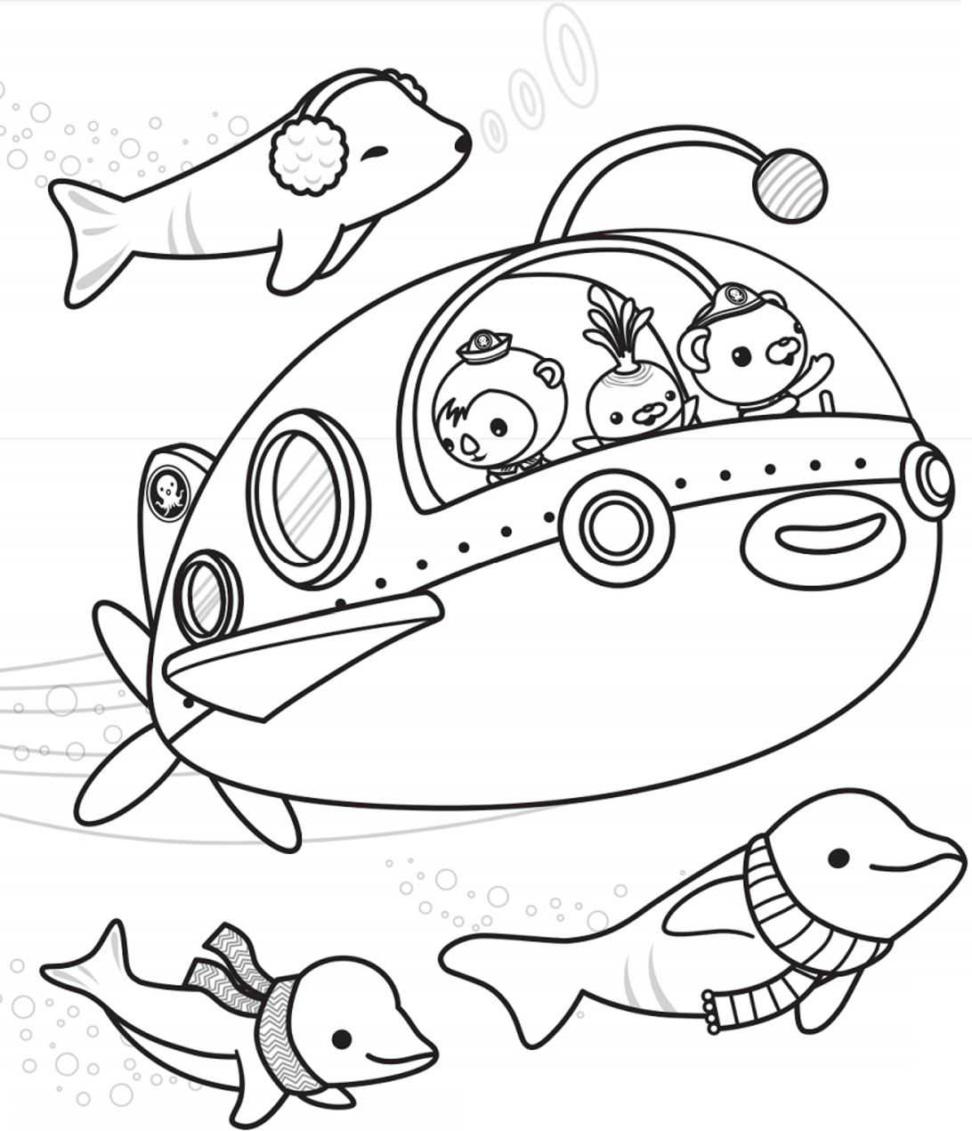 Octonauts Explore da colorare