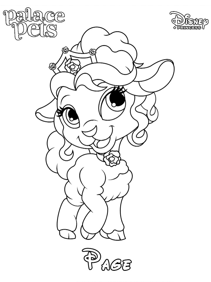 Page Princess da colorare