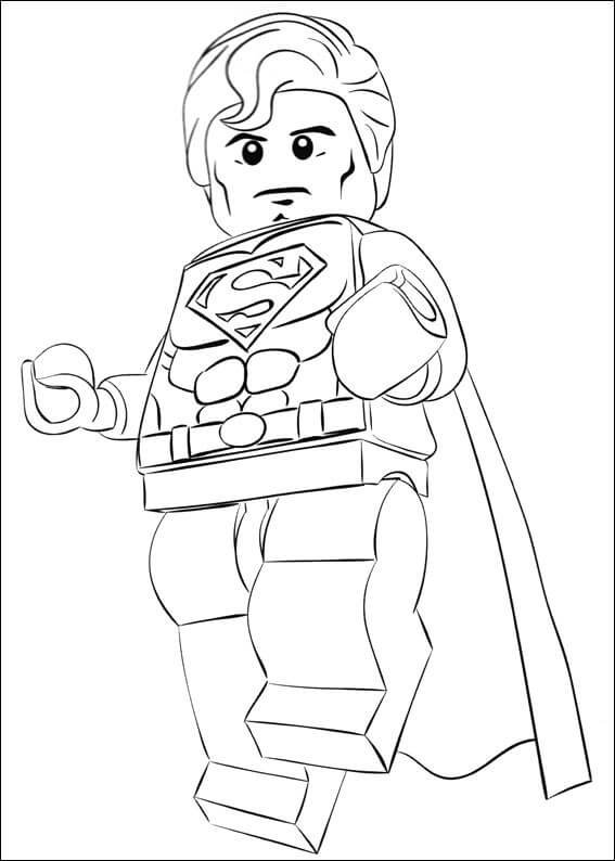 Fantastico Superman Lego da colorare Fantastico Superman Lego da colorare