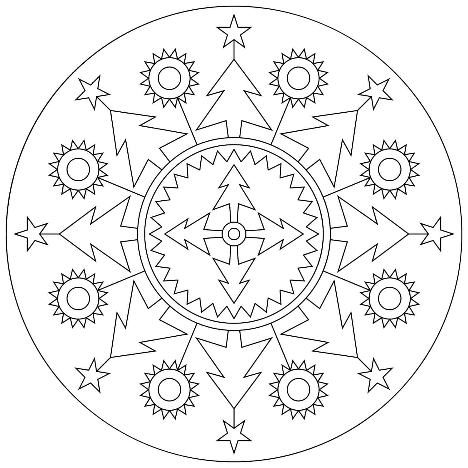 Mandala di Natale