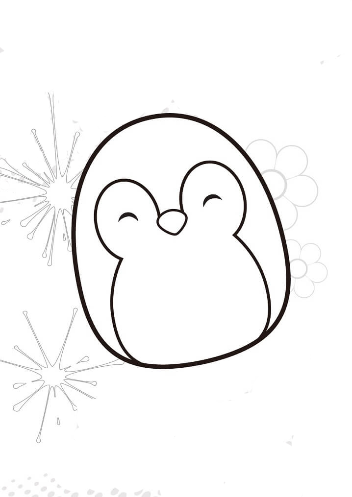 Puff Squishmallows da colorare