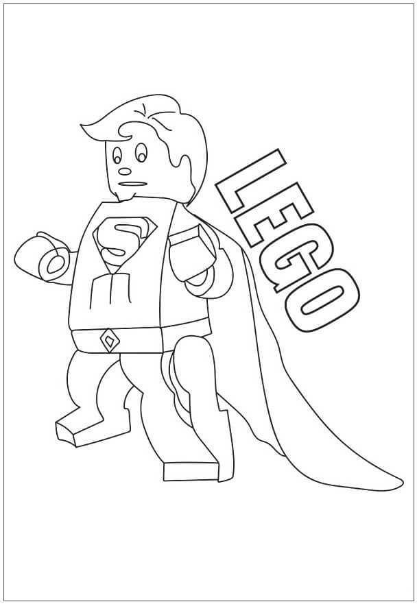 Superman Lego Divertente da colorare Superman Lego Divertente da colorare