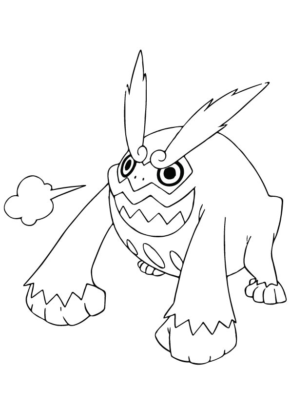 Vibrava Pokemon da colorare. Scarica, stampa o colora subito online!