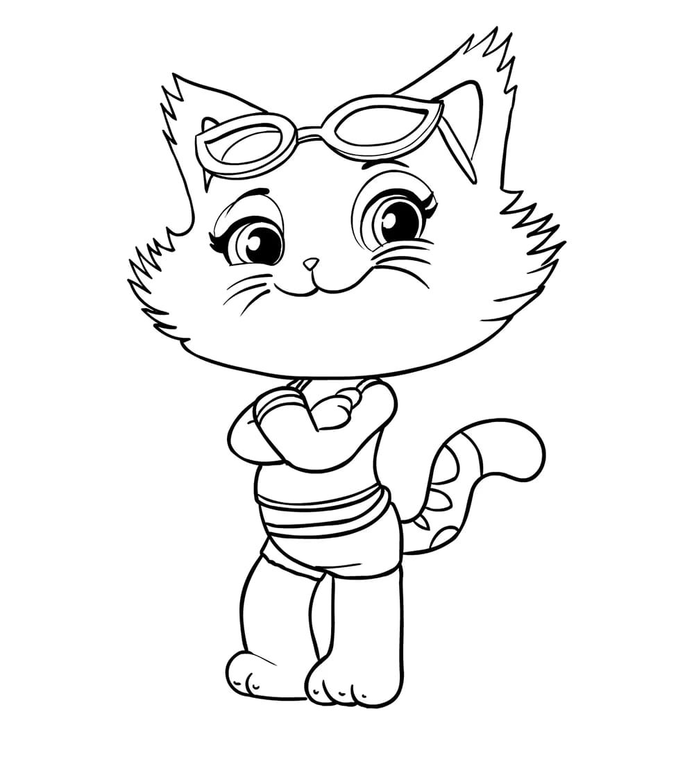 44 Gatti Milady da colorare