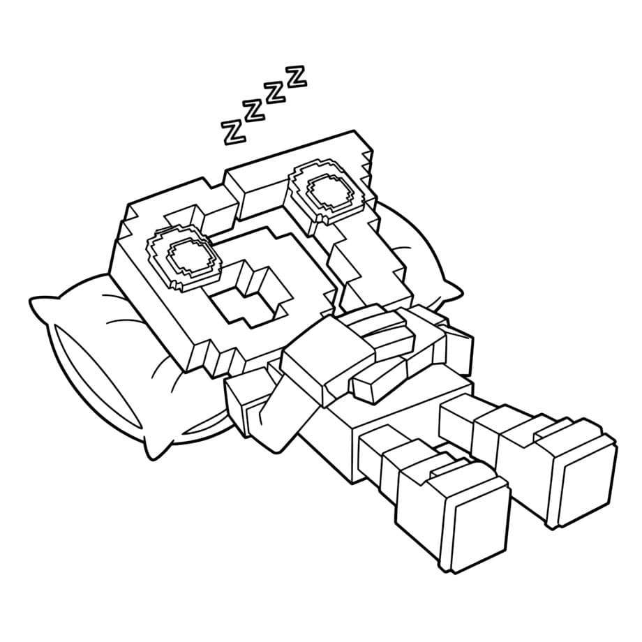 67 Brainrot dorme da colorare