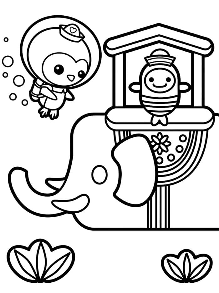 Adorabili Octonauts da colorare