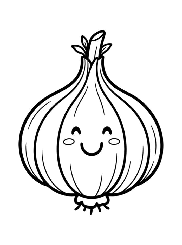 Aglio Felice da colorare