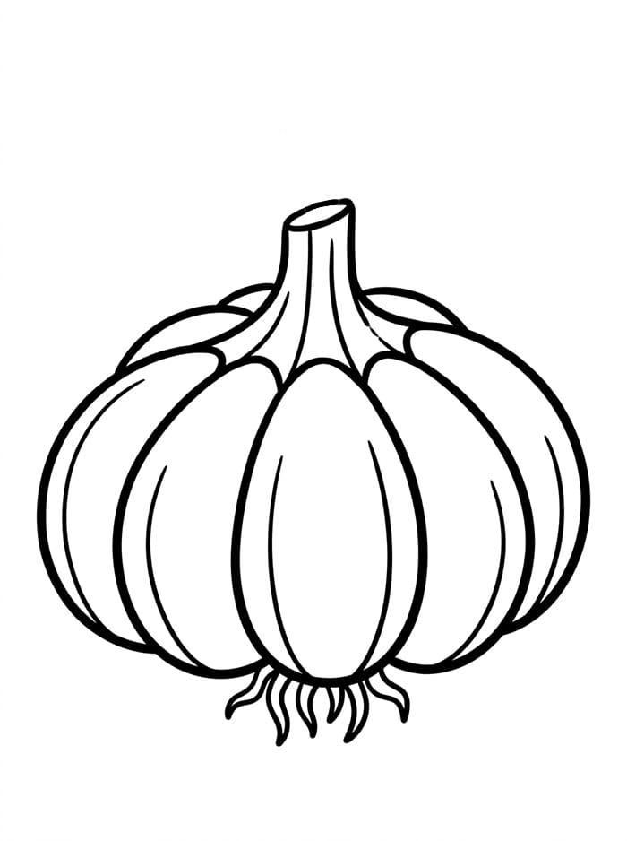 Aglio Gigante gratis da colorare