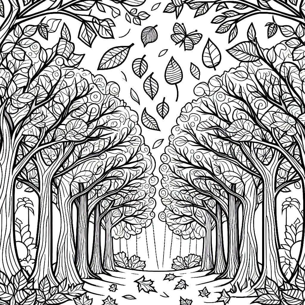 Disegni Di Alberi Autunnali Da Colorare Disegni Colorare Com Disegni Di Alberi Autunnali Da Colorare Disegni Colorare Com