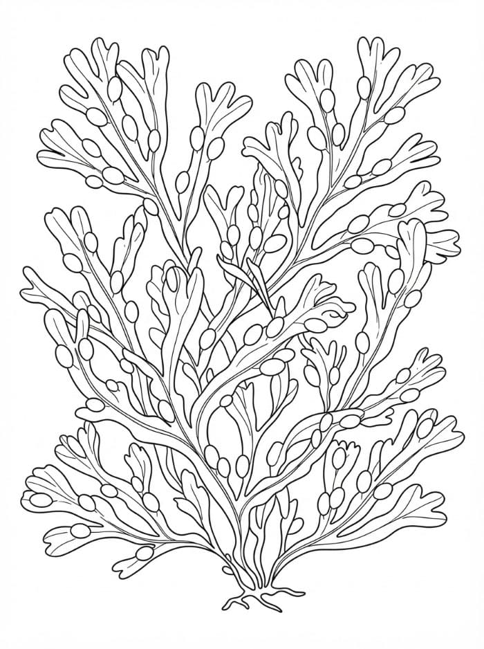 Alghe Fucus da colorare