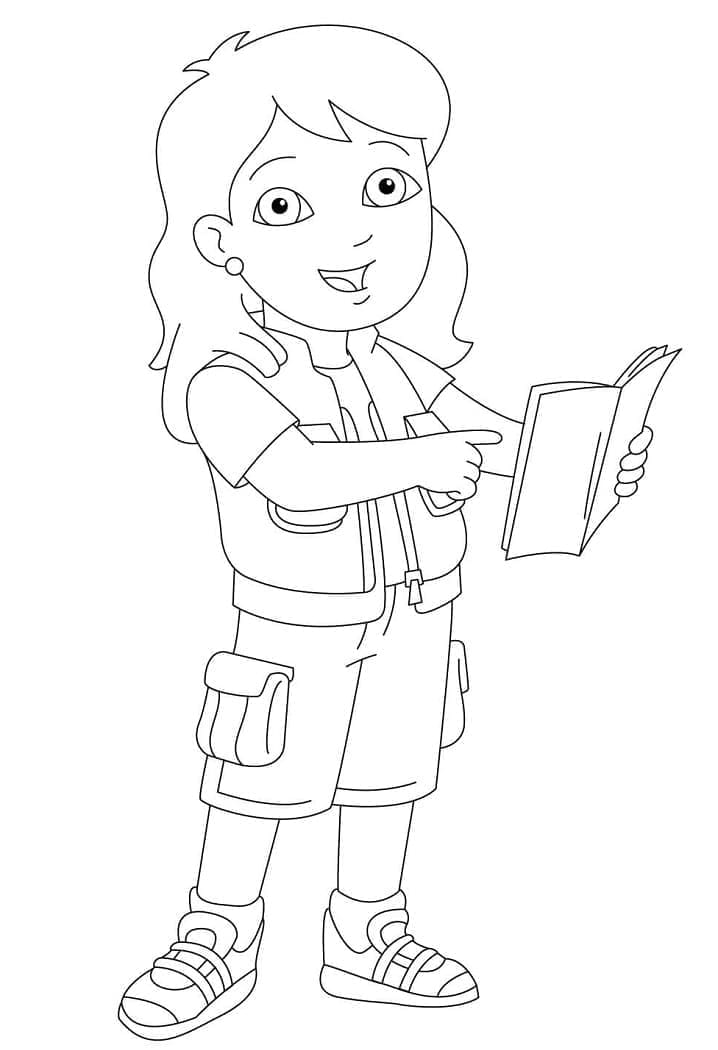 Alicia de Go Diego da colorare