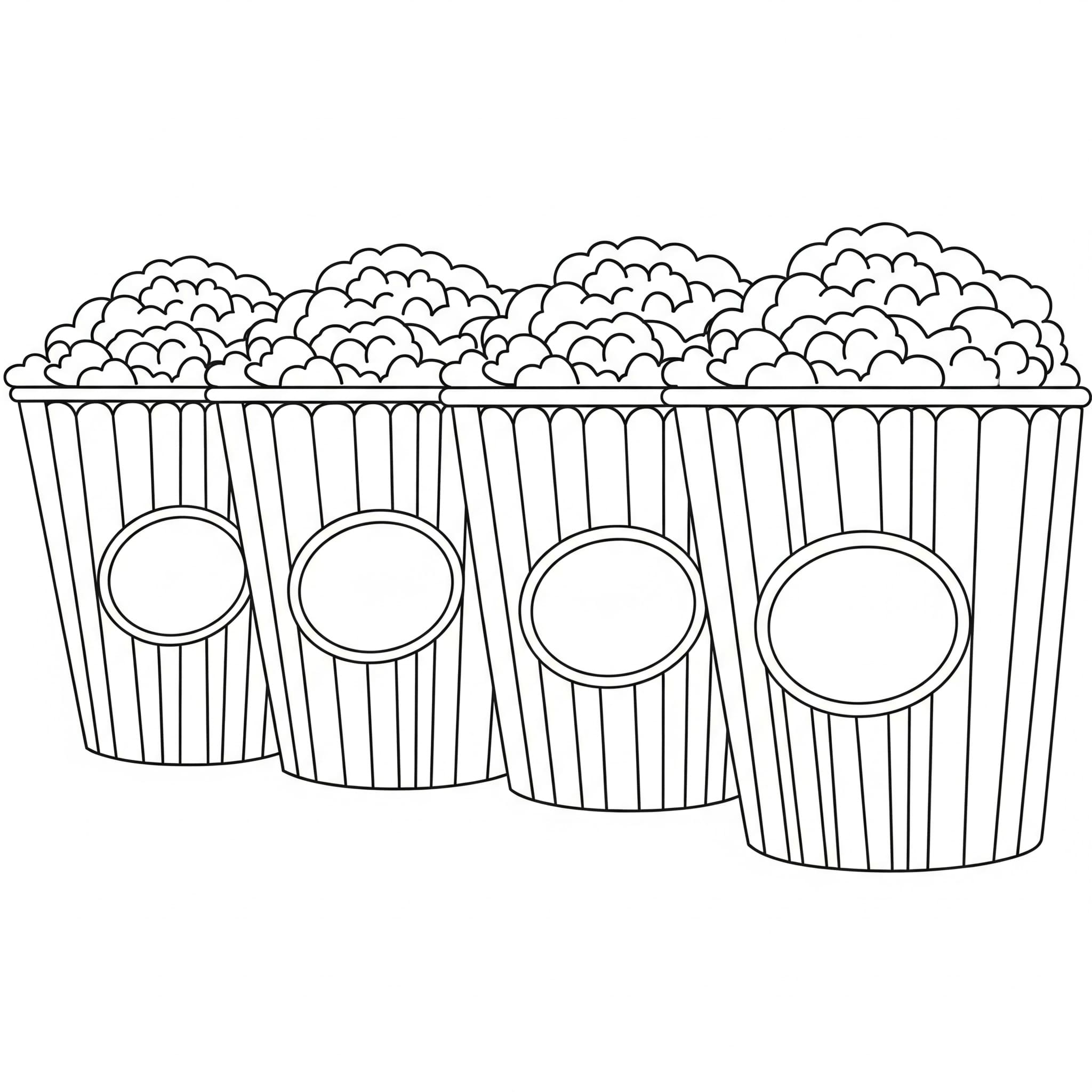 Altri popcorn da colorare