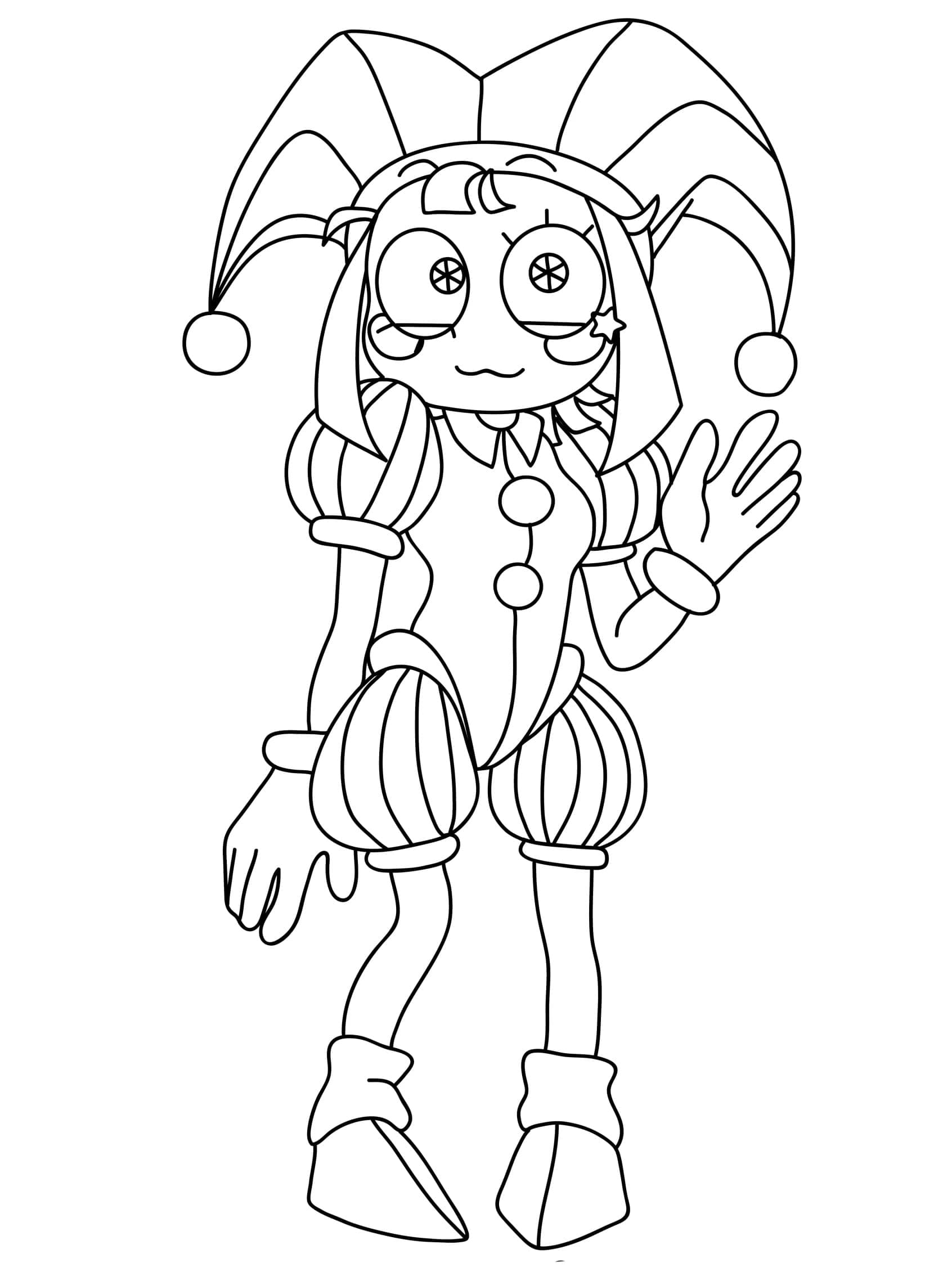 Amichevole Pomni da colorare