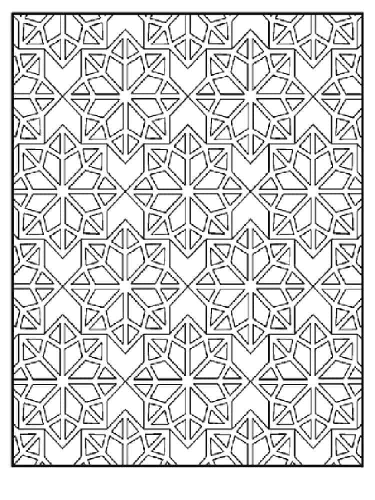 Arte del mosaico da colorare