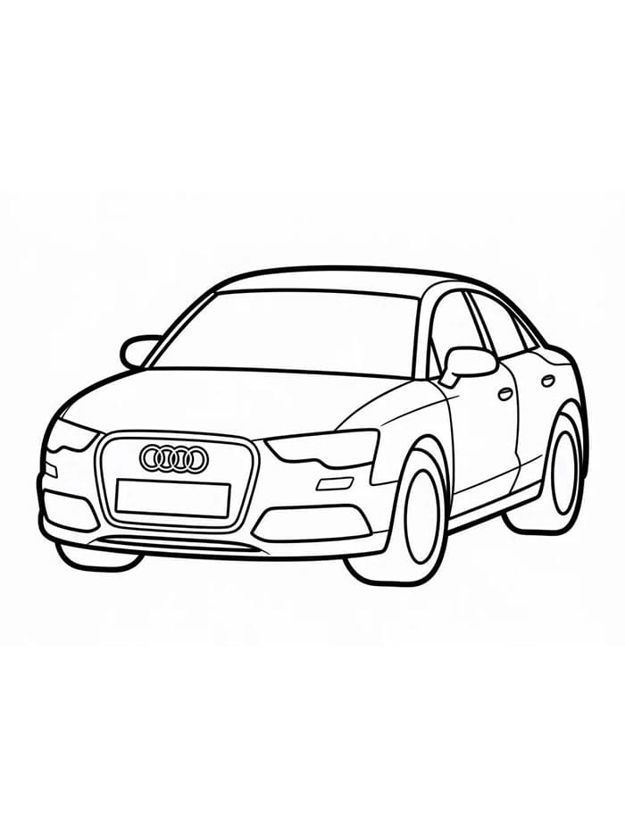 Audi facile da colorare