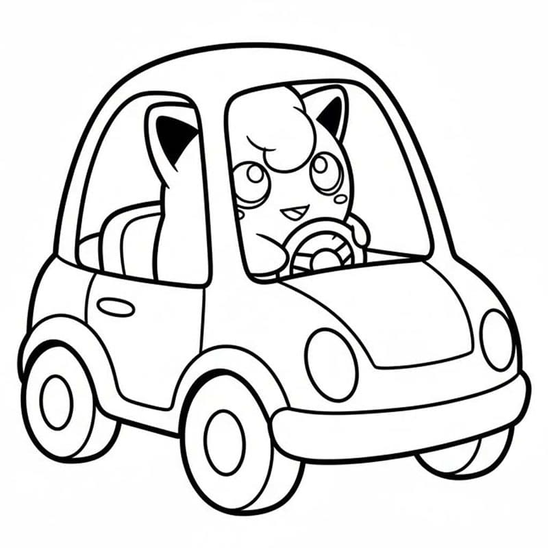 Autista di Jigglypuff da colorare