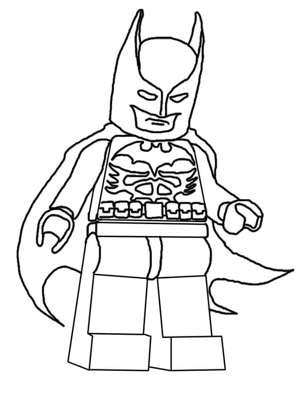 Awesome Lego Batman da colorare