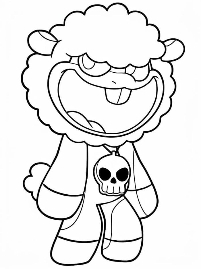 Baba Chops Nightmare Critters da colorare