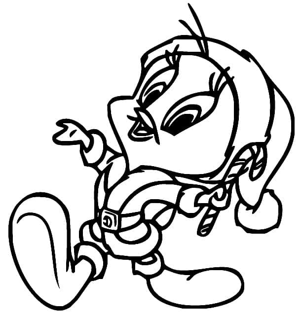 Babbo Natale Titti da colorare