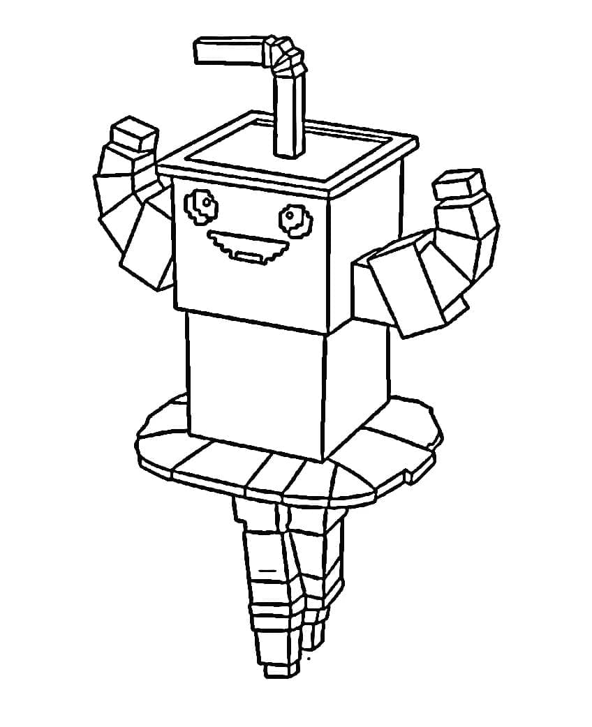 Ballerino Lololo da Steal a Brainrot da colorare