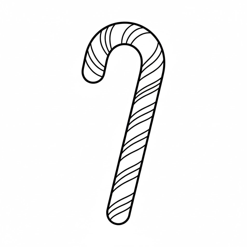 Bastoncino di zucchero a strisce a spirale da colorare