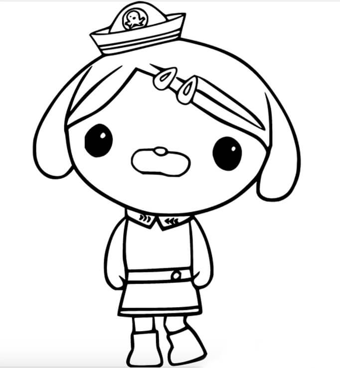 Beautiful Dashi Octonauts da colorare