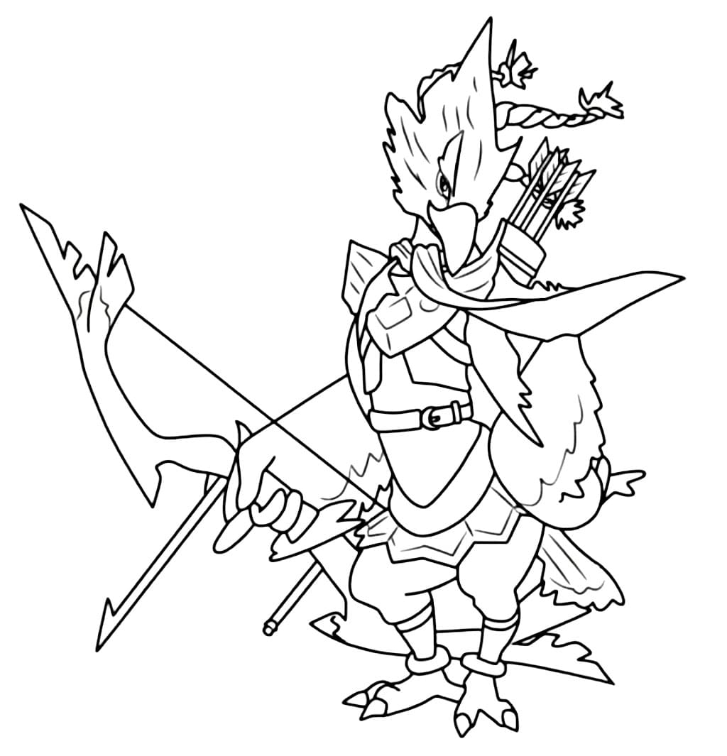 Bel Revali da colorare