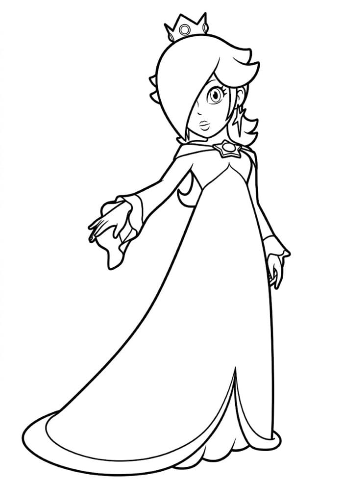 Bella Rosalina da colorare