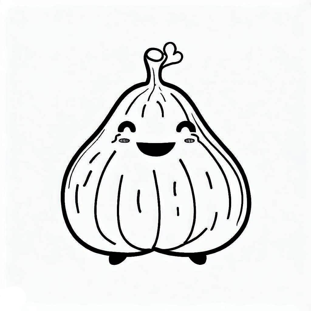 Bellissimo fico da colorare