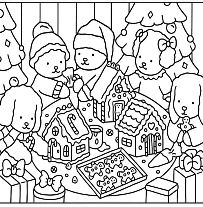 Bobbie Goods di Natale da colorare