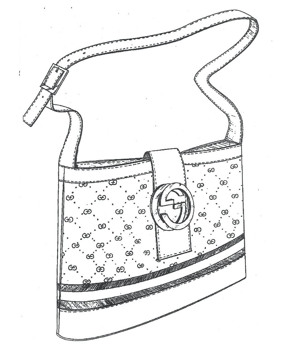 Borsa Gucci in omaggio da colorare