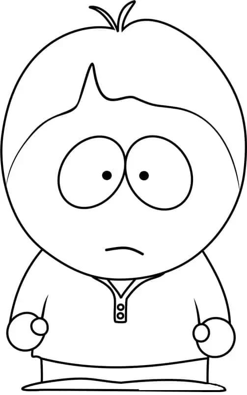 Bradley Biggle di South Park da colorare