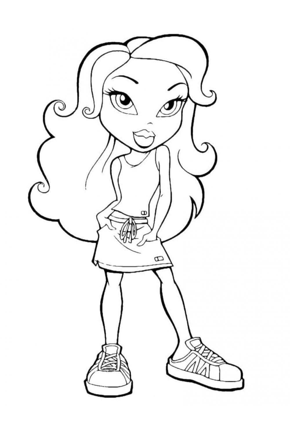 Bratz Ragazza Cool da colorare