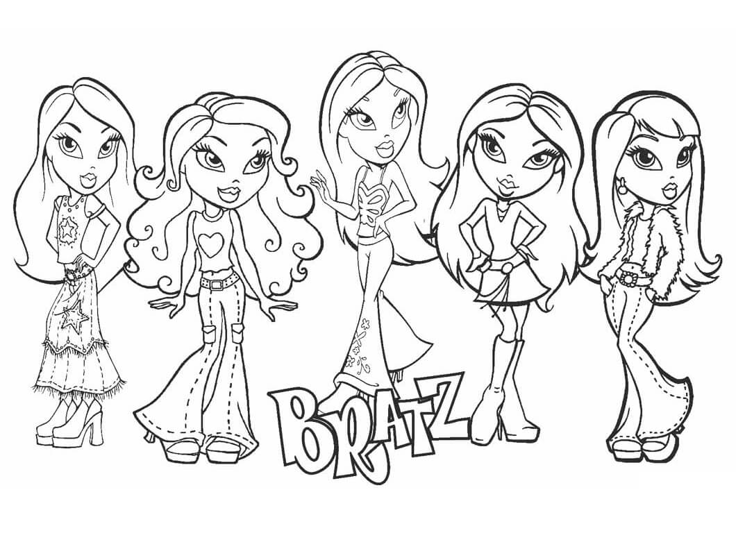 Bratz 3 da colorare