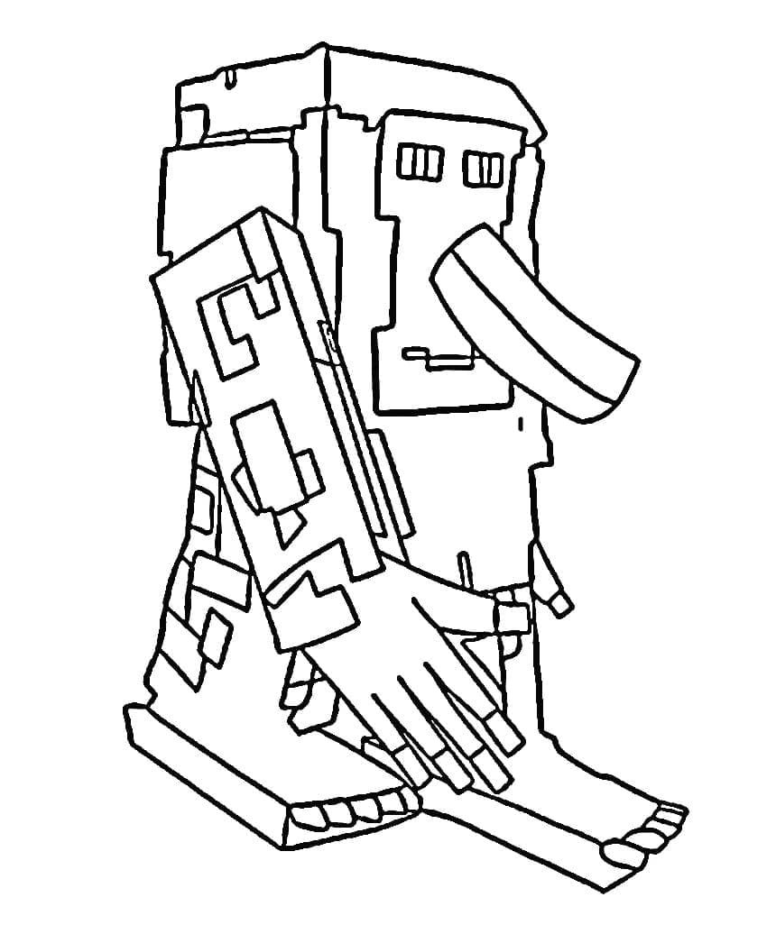 Brr Brr Patapim da Steal a Brainrot da colorare