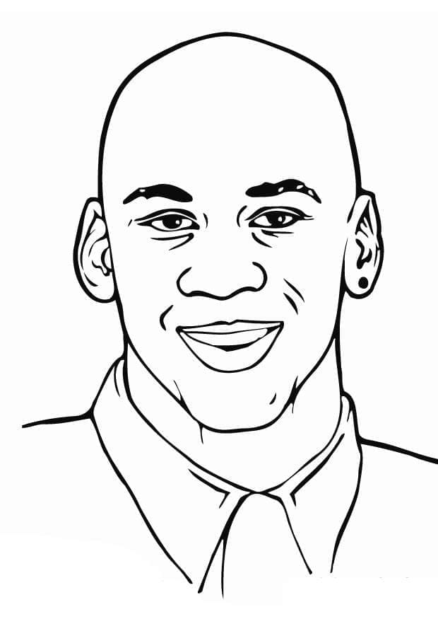 Buon compleanno Michael Jordan da colorare