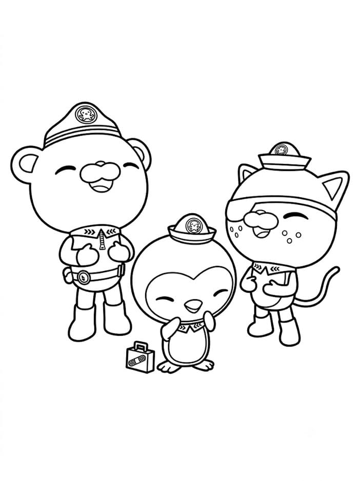 Buoni Octonauts da colorare