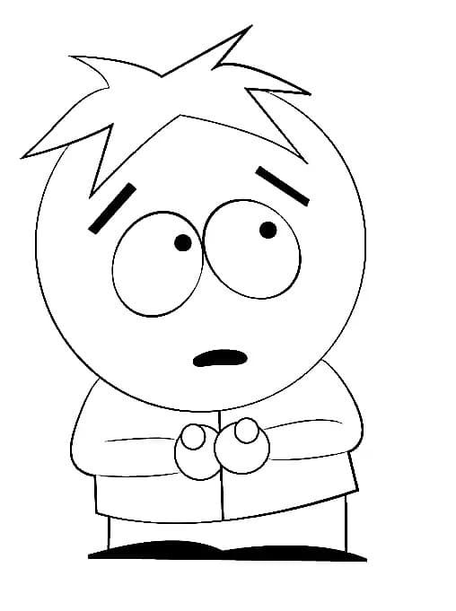 Butters di South Park da colorare